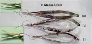 needle holder vs scissor